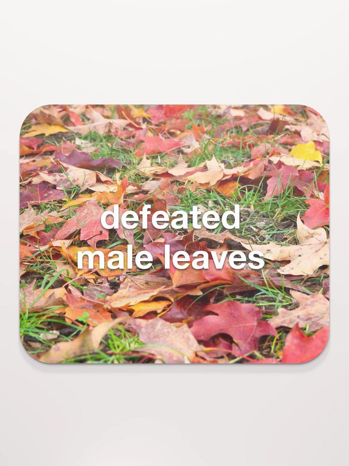 Leaves Pun Mousemat product image (2)