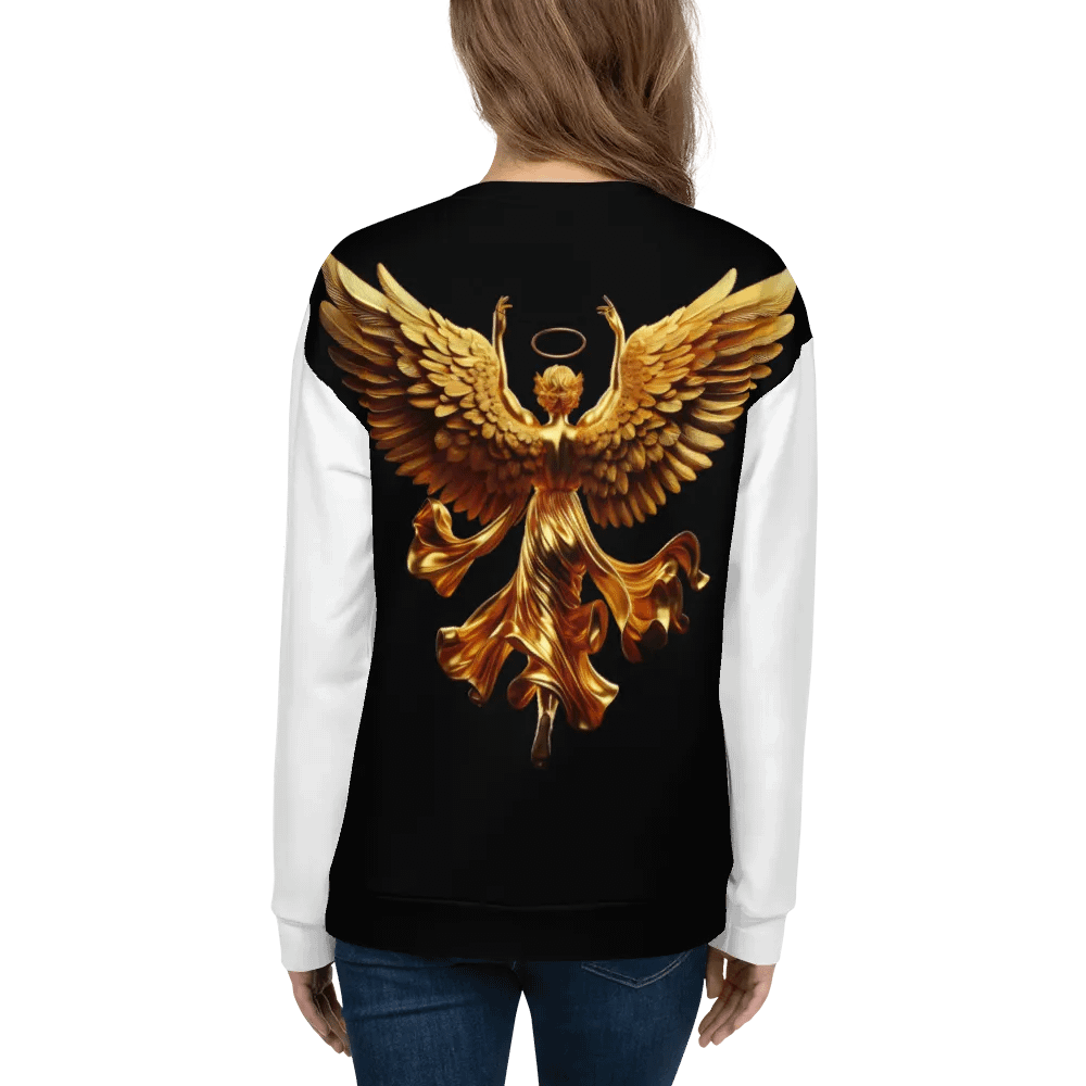 A Golden Angel and Cross - Unisex Sweatshirt #8 product image (5)