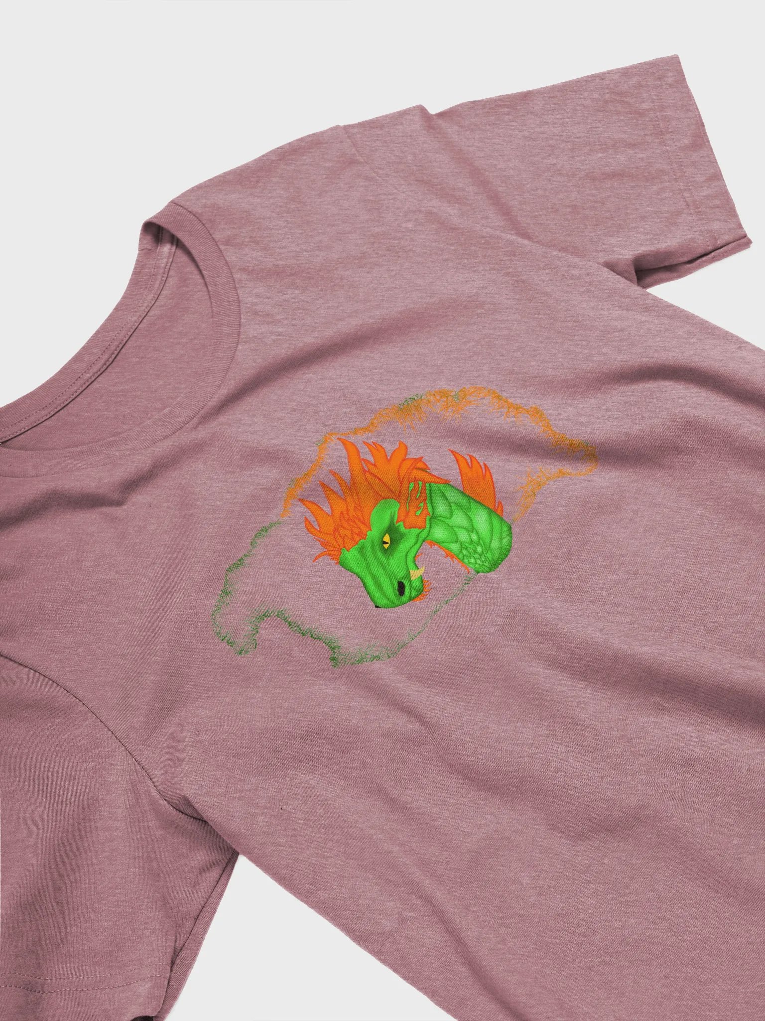 Fiery Dragon Head Unisex T-Shirt product image (3)