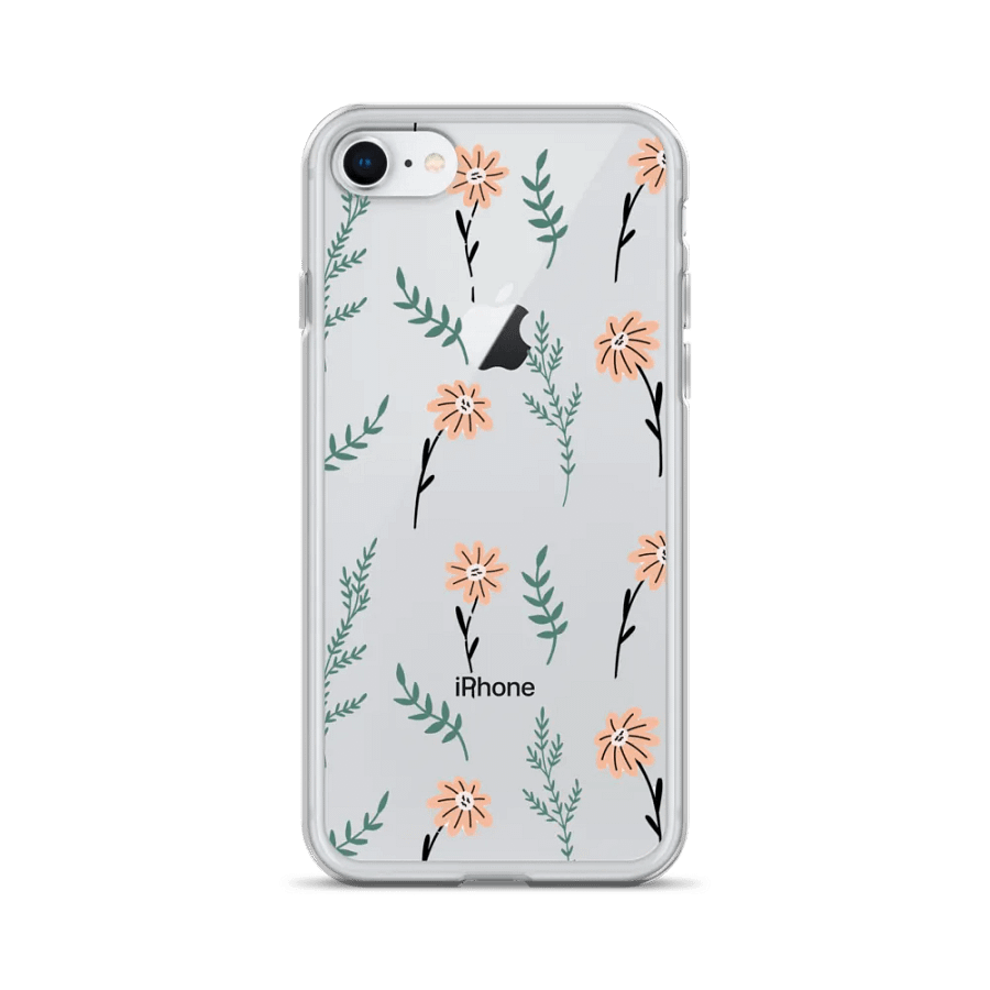 Aesthetic Floral Clear iPhone Case – Elegant and Protective Design product image (137)