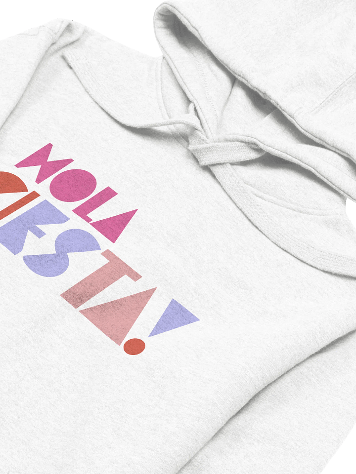 Hola Siesta Cotton Heritage Unisex Premium Hoodie White product image (2)