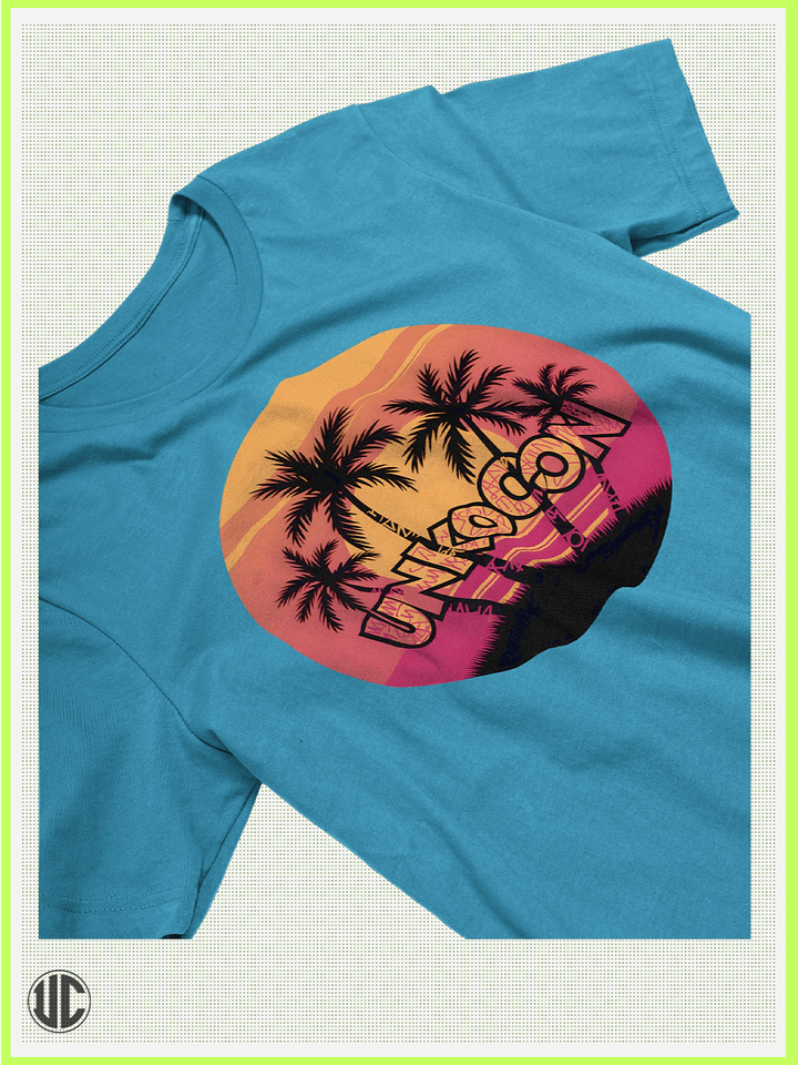 Sunset Mirage – UnkoCon Palm Tee product image (2)