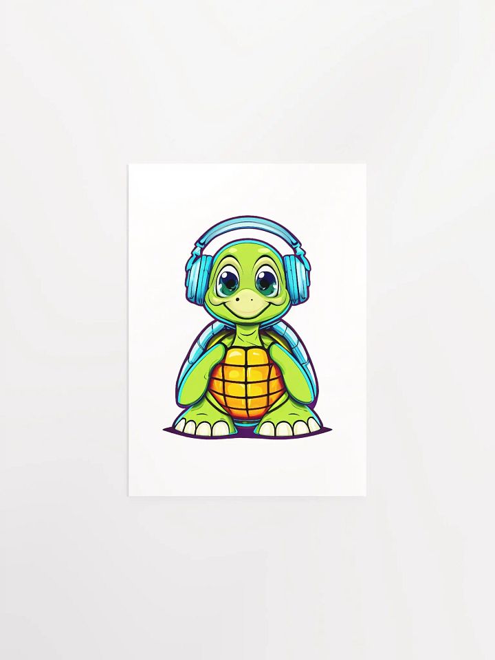 Music Turtle Poster product image (1)