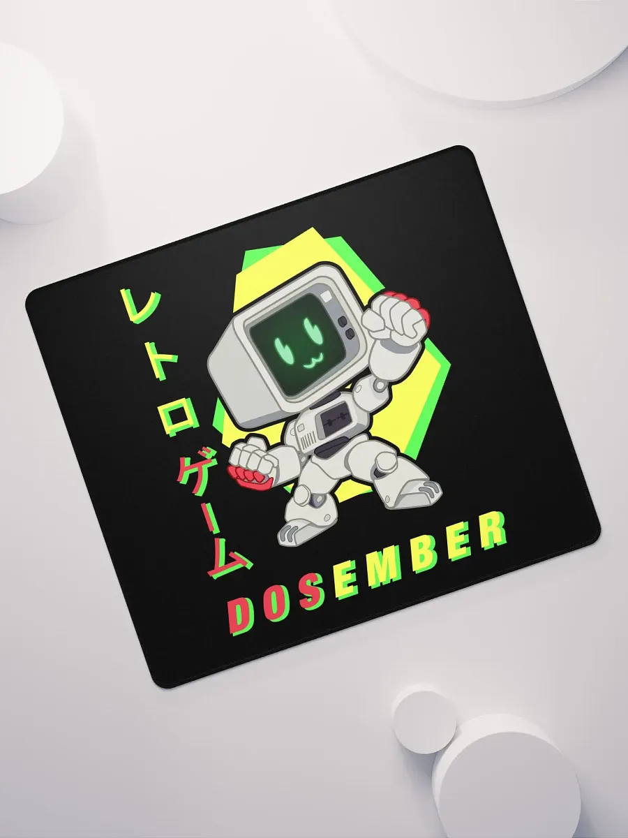 Dosember 2024 Mouse Pad CGA (green-yello-red) product image (7)