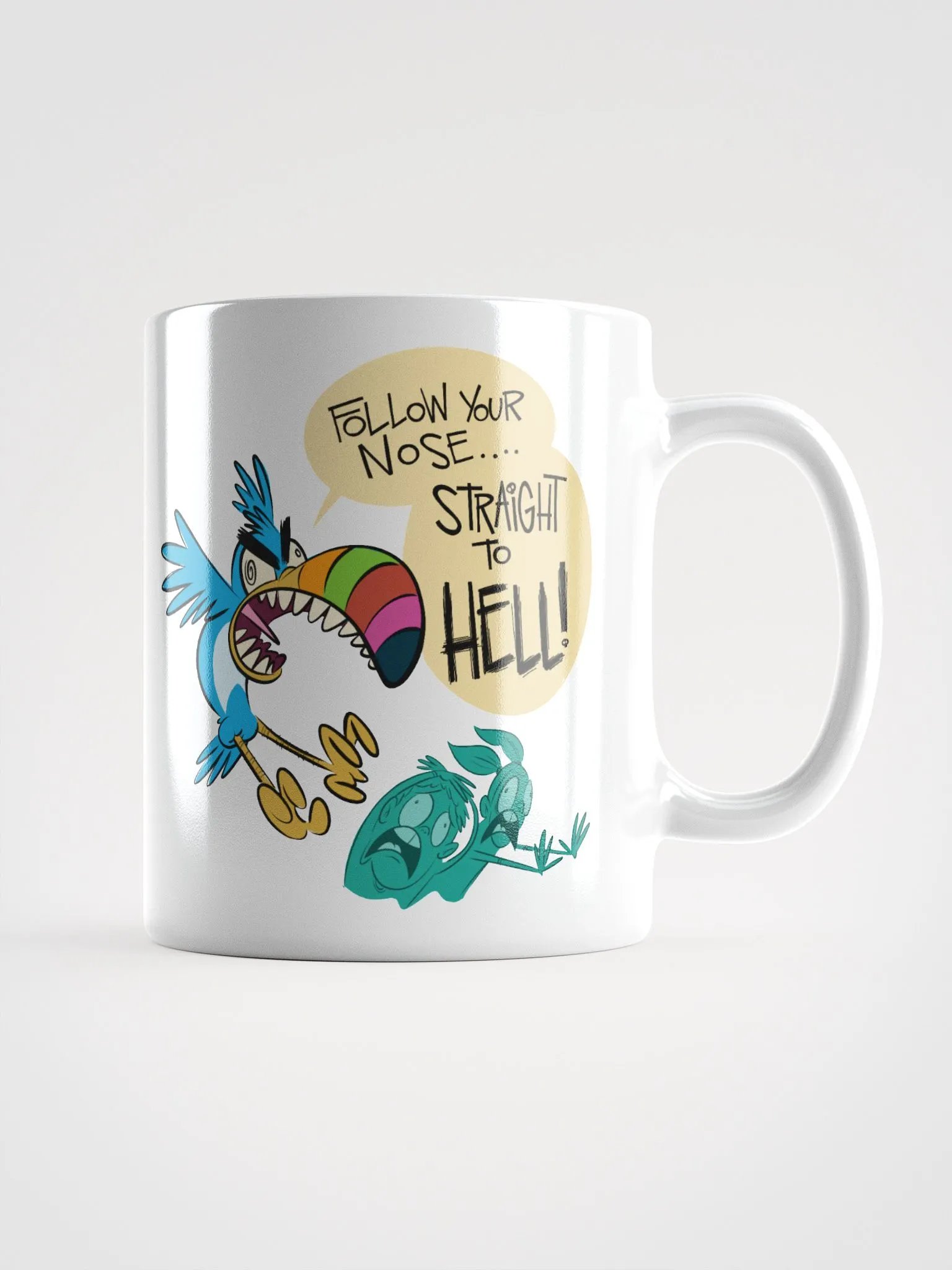 Cursed Tropical Bird Cereal Mascot product image (2)