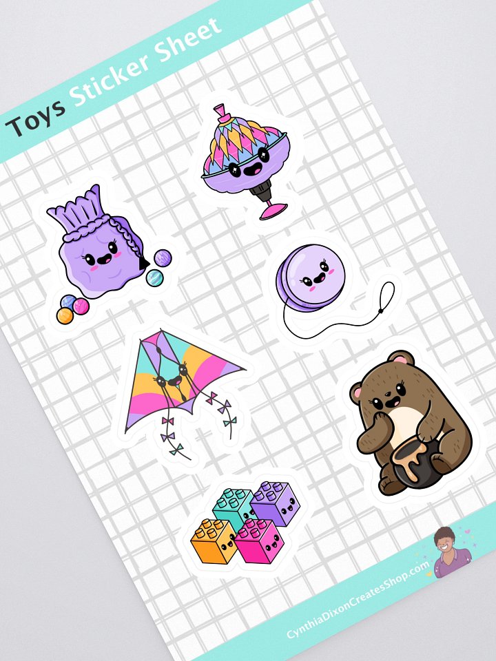 Toys Sticker Sheet product image (1)