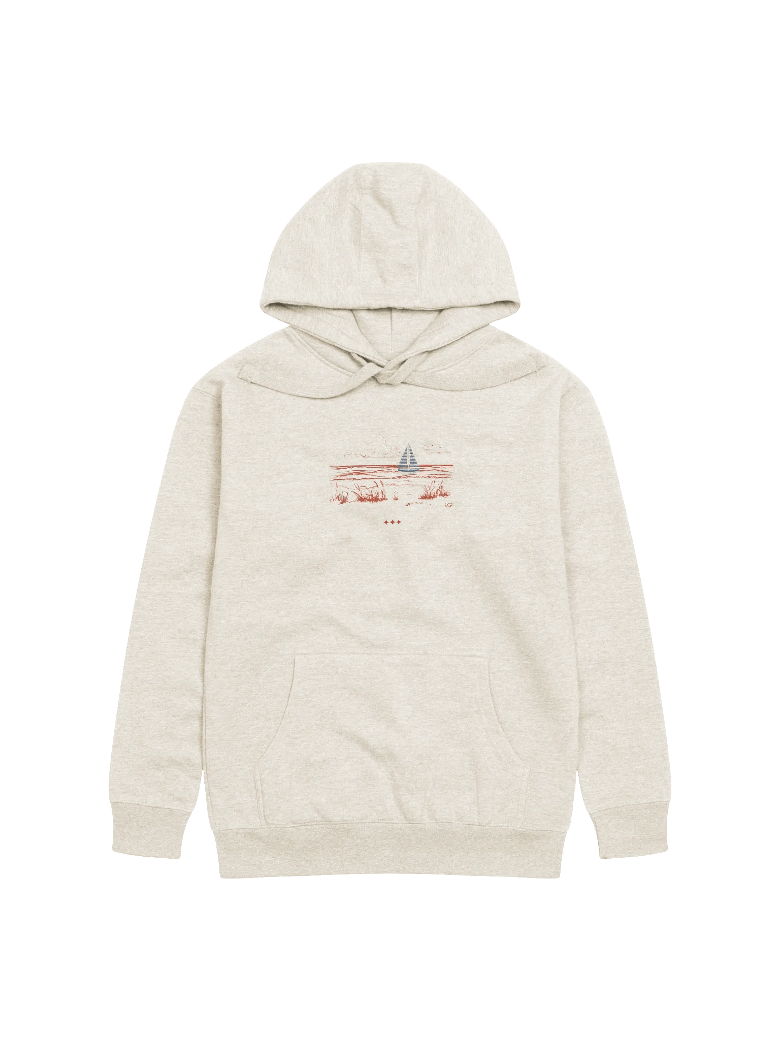 Minimalist Vintage Sailboat Hoodie Unisex product image (2)