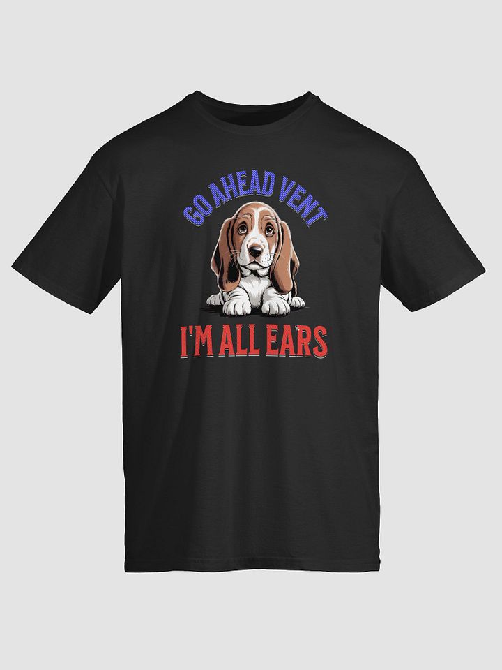 Ears Wide Open Basset Hound T-Shirt product image (1)