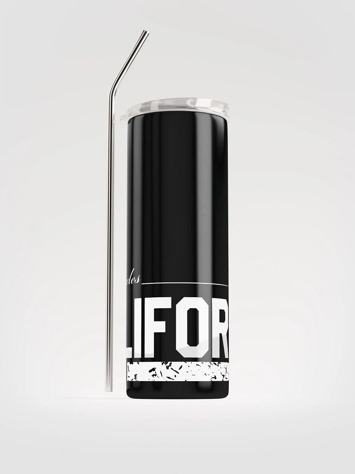 California Los Angeles Black Stainless Steel Tumbler product image (1)