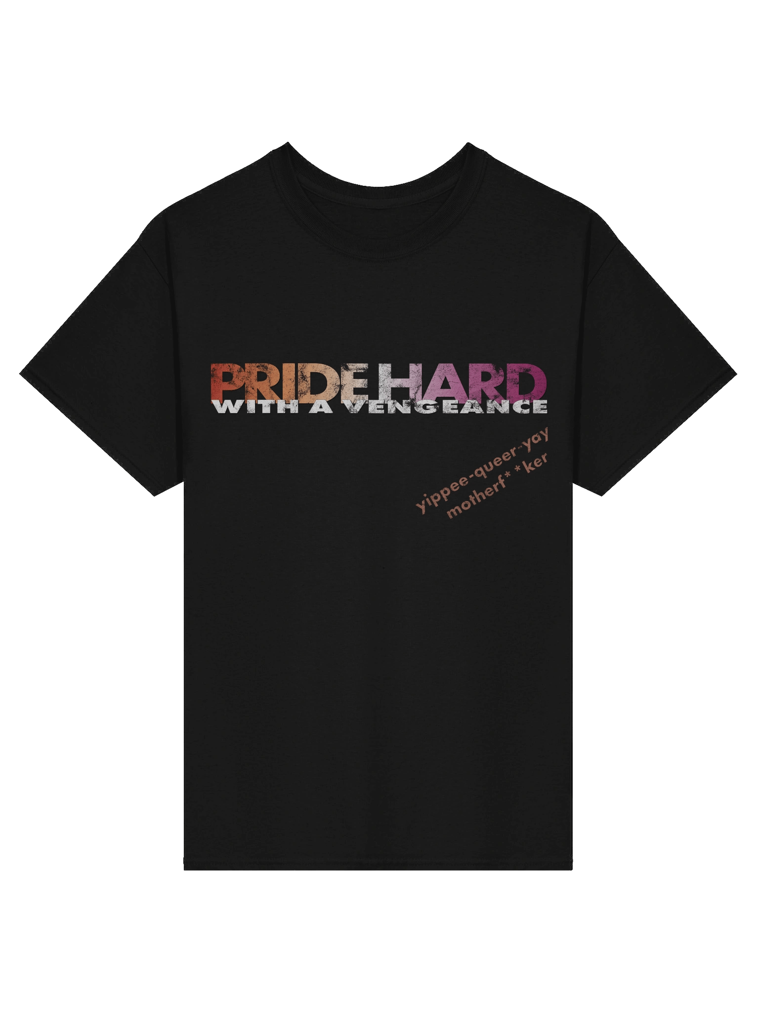 Lesbian "Pride Hard" Tee product image (1)