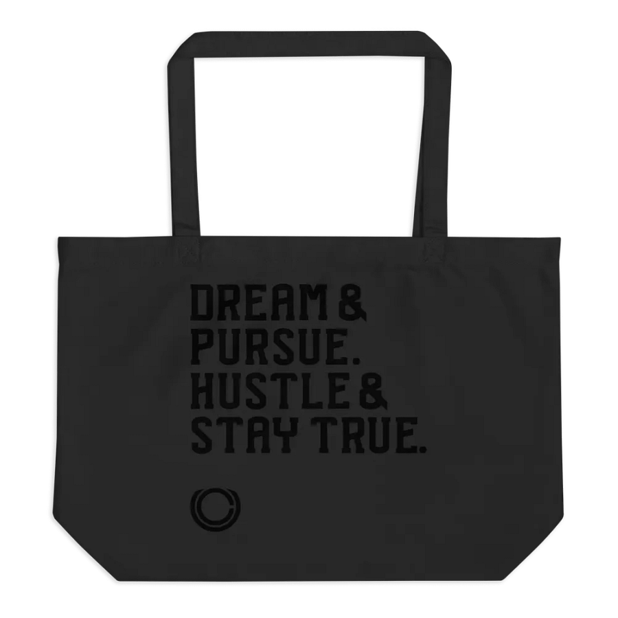 Stealth - Black The Motto Tote Bag product image (1)