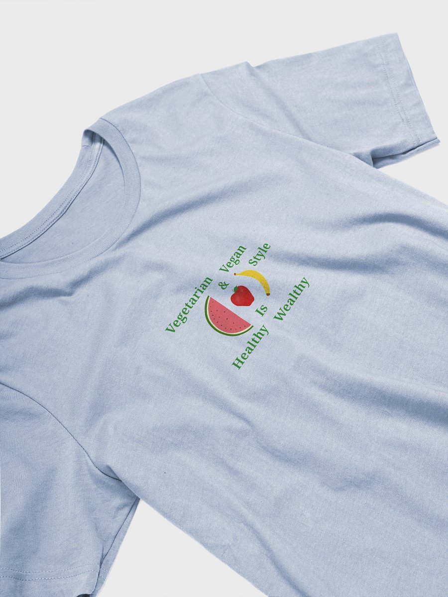 Healthy & Wealthy Vegetarian Style T-Shirt product image (3)