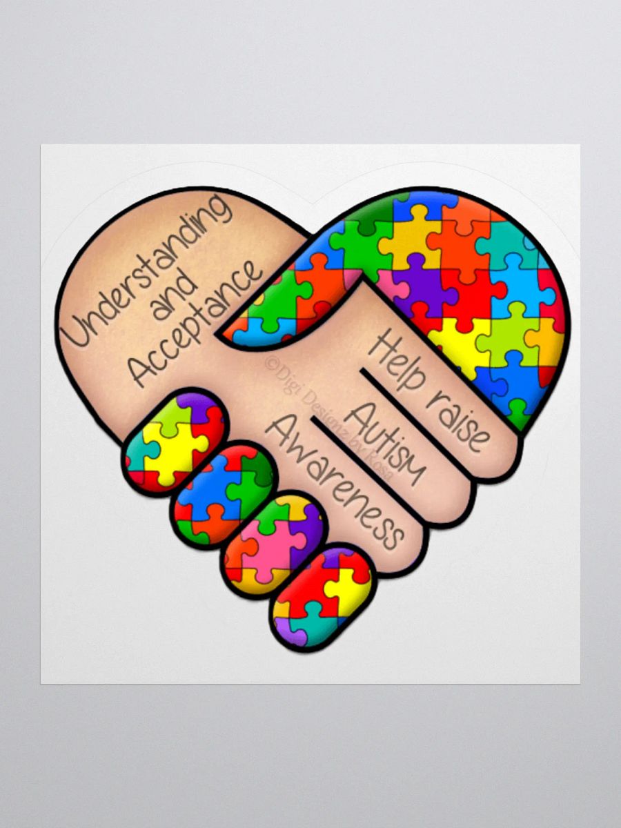 Autism Awareness Kiss Cut Stickers product image (2)