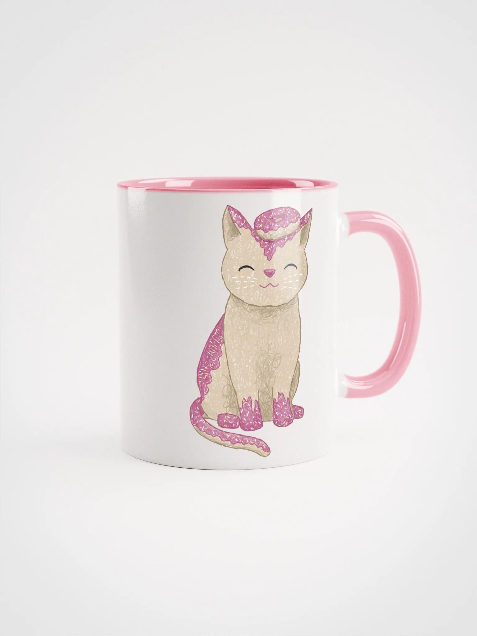 Lottie's Doughnut Cat White Mug product image (3)