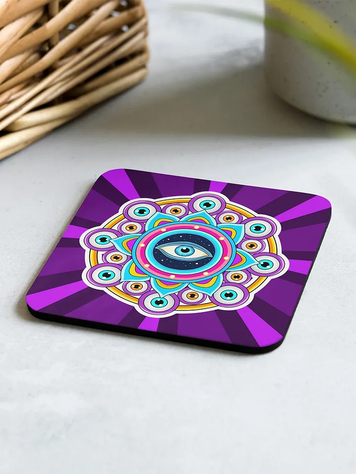 Eye of God - Cork-back Coaster product image (1)