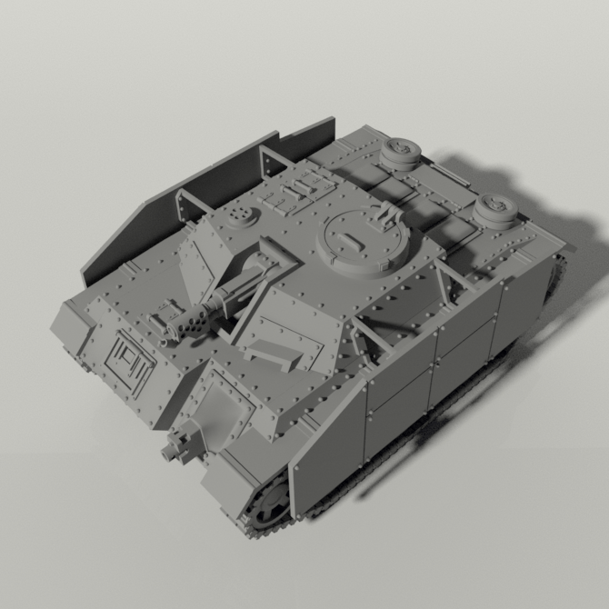 Grim StuG OR Grim Panzer IV Tank STLs product image (8)