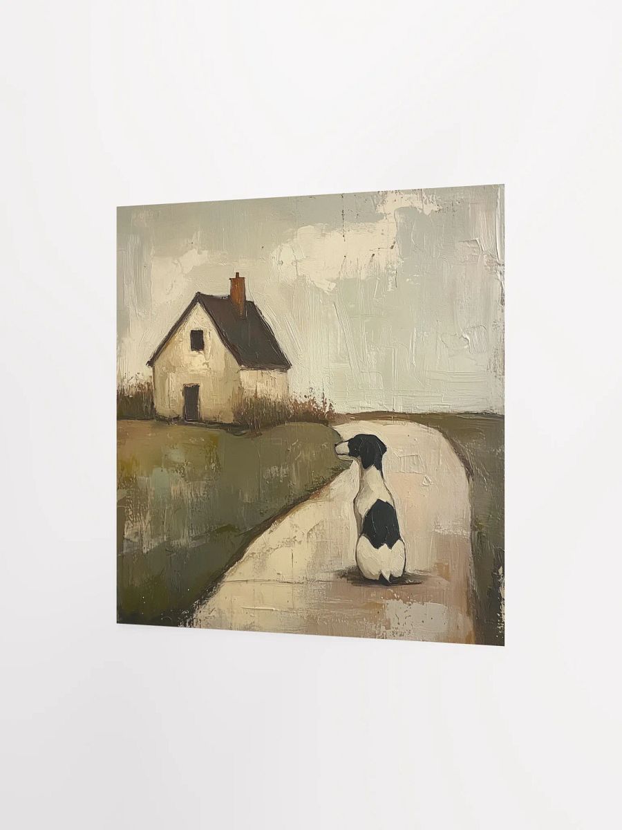 Farmhouse Sky: Dog on Path Home Art Print product image (2)