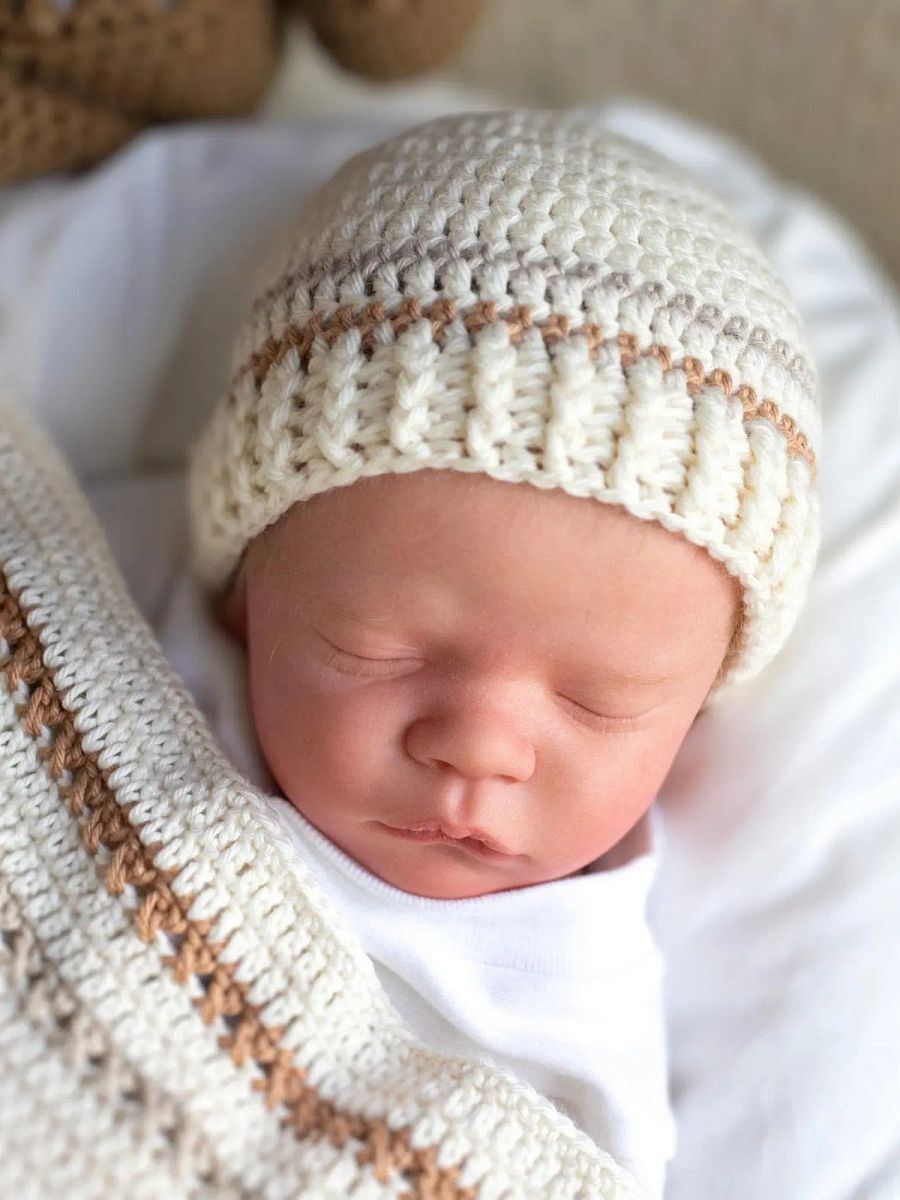 Crochet Pattern: Striped Baby Hat product image (5)