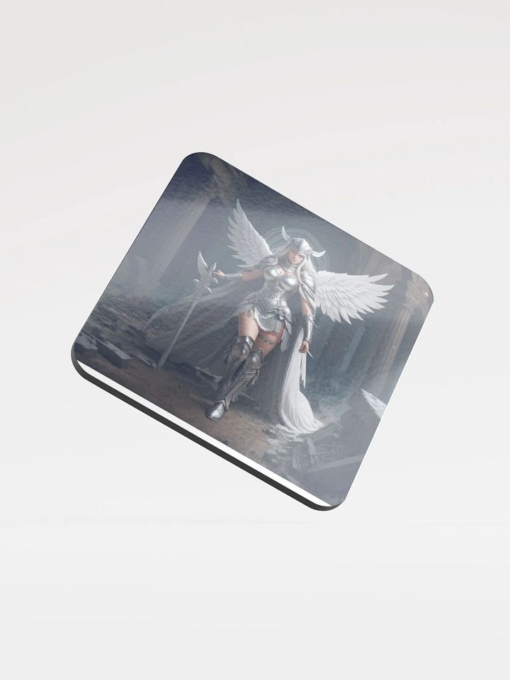 A Beautiful Valkyrie Glossed Cork Coaster product image (1)