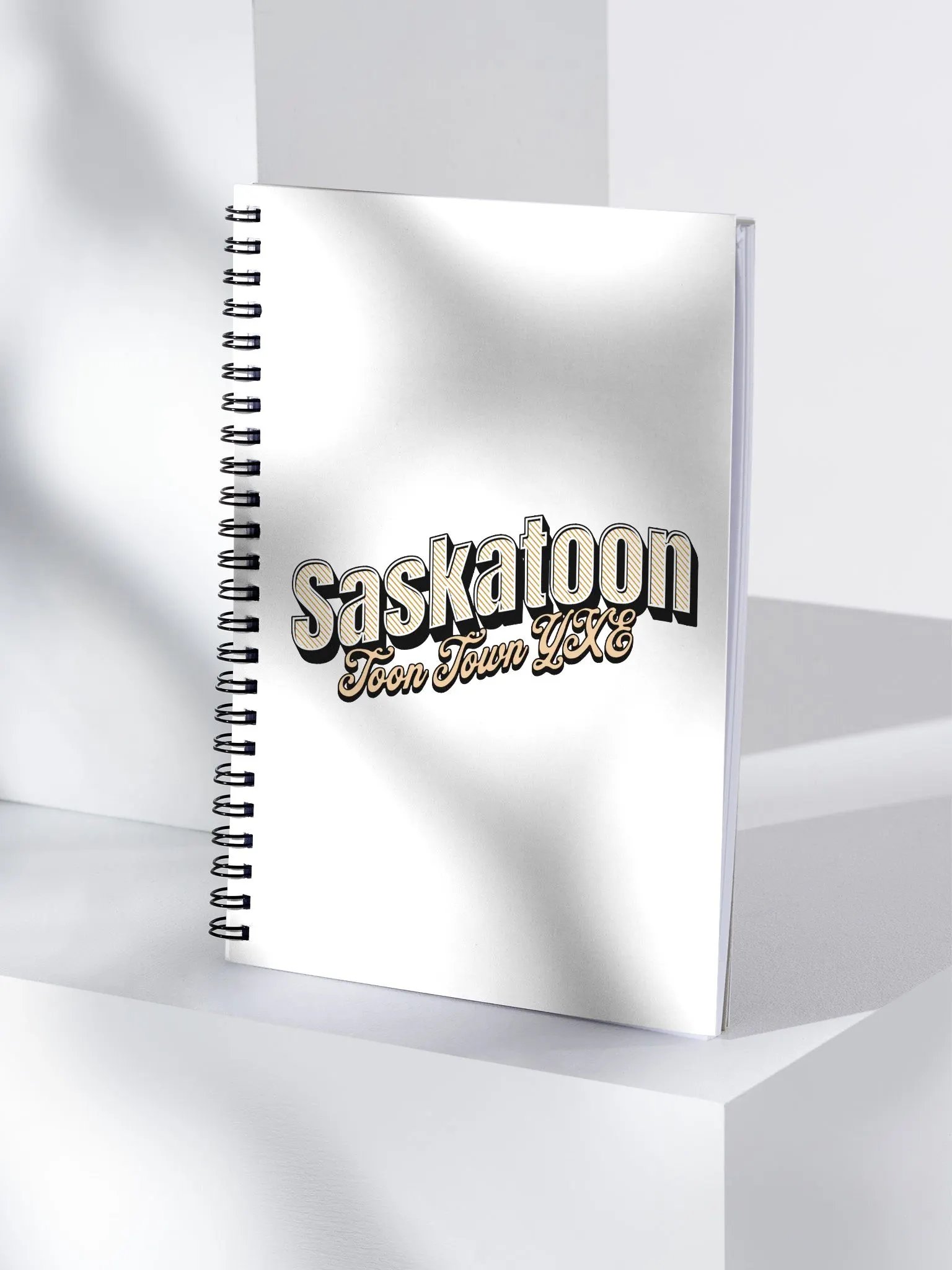 Saskatoon Toon Town YXE Spiral Notebook product image (3)