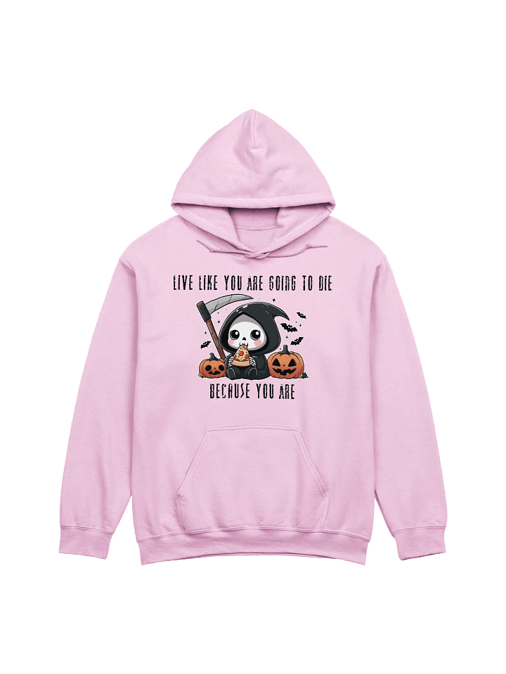 Grim Pizza Party Unisex Hoodie - Light Colors product image (6)