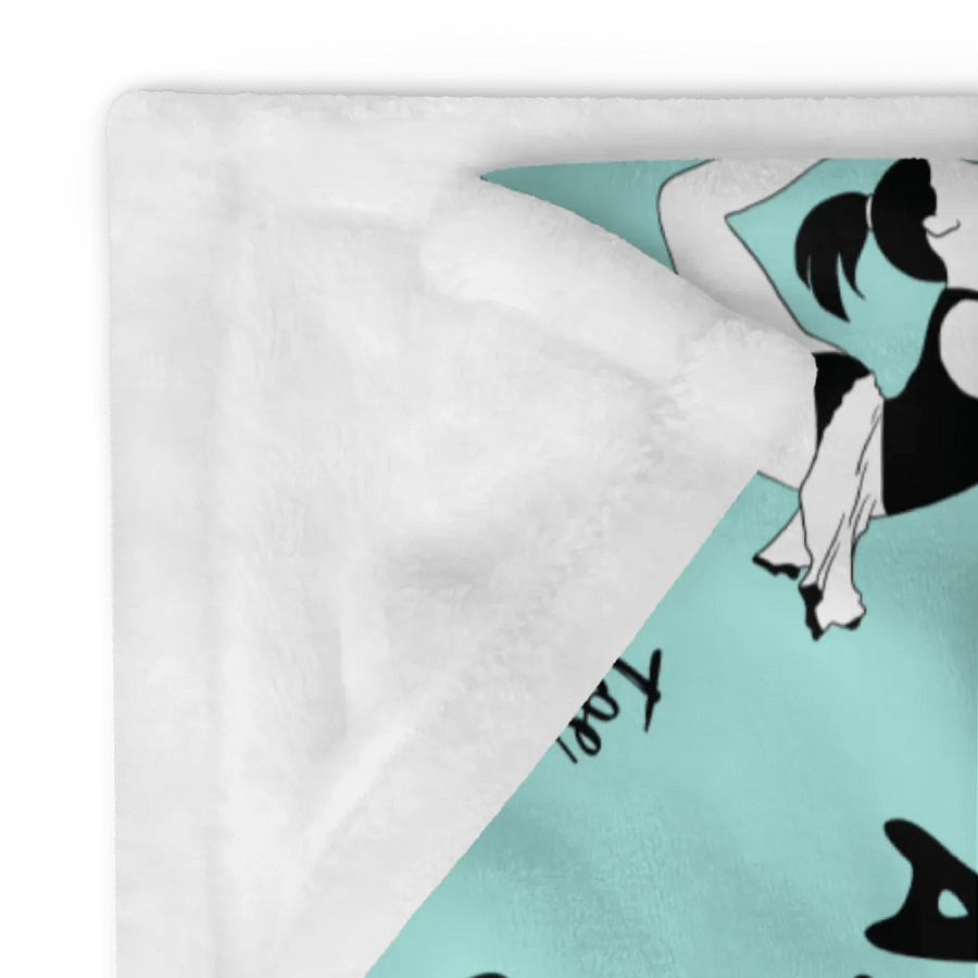 Ice Queen-Pattern Blanket - light blue product image (9)