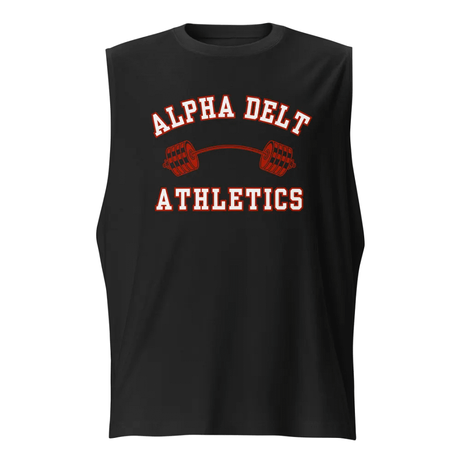 Alpha Delt Athletics Barbell Muscle Tank product image (1)