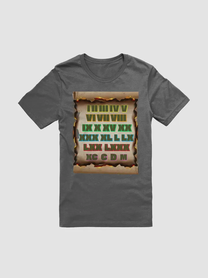 Roman Numeral Artistic Design T-shirt product image (7)