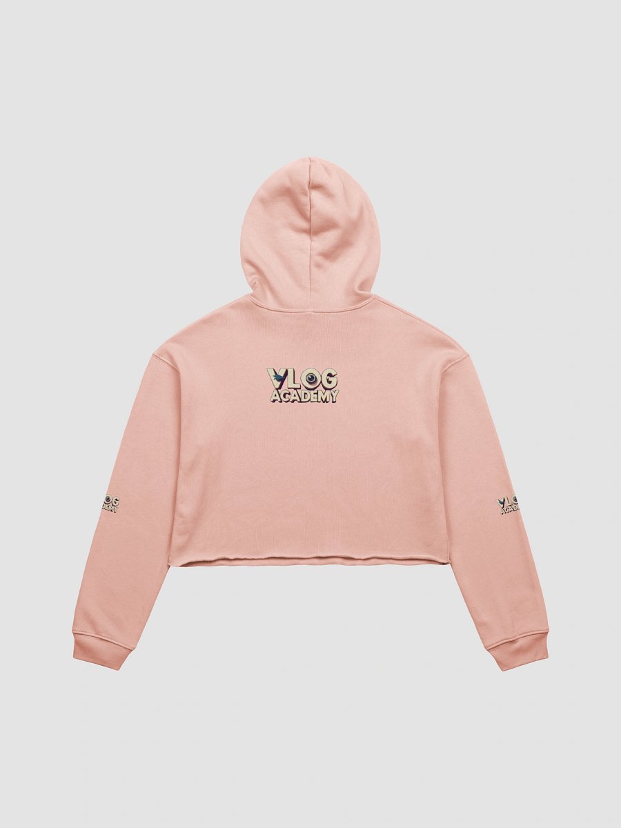 Vlog Academy Bella + Canvas Fleece Crop Hoodie product image (2)
