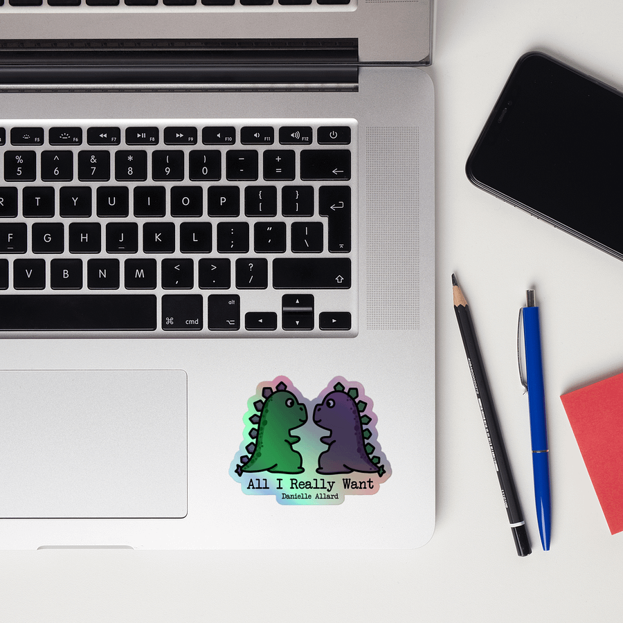All I Really Want Holographic Sticker product image (10)