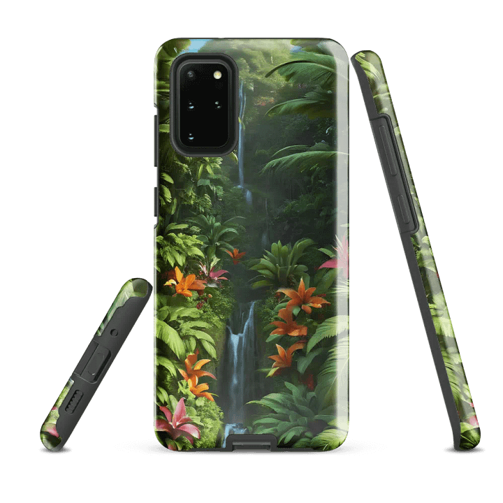 Tough Phone Case for Samsung® - Tropical Island Waterfall product image (2)