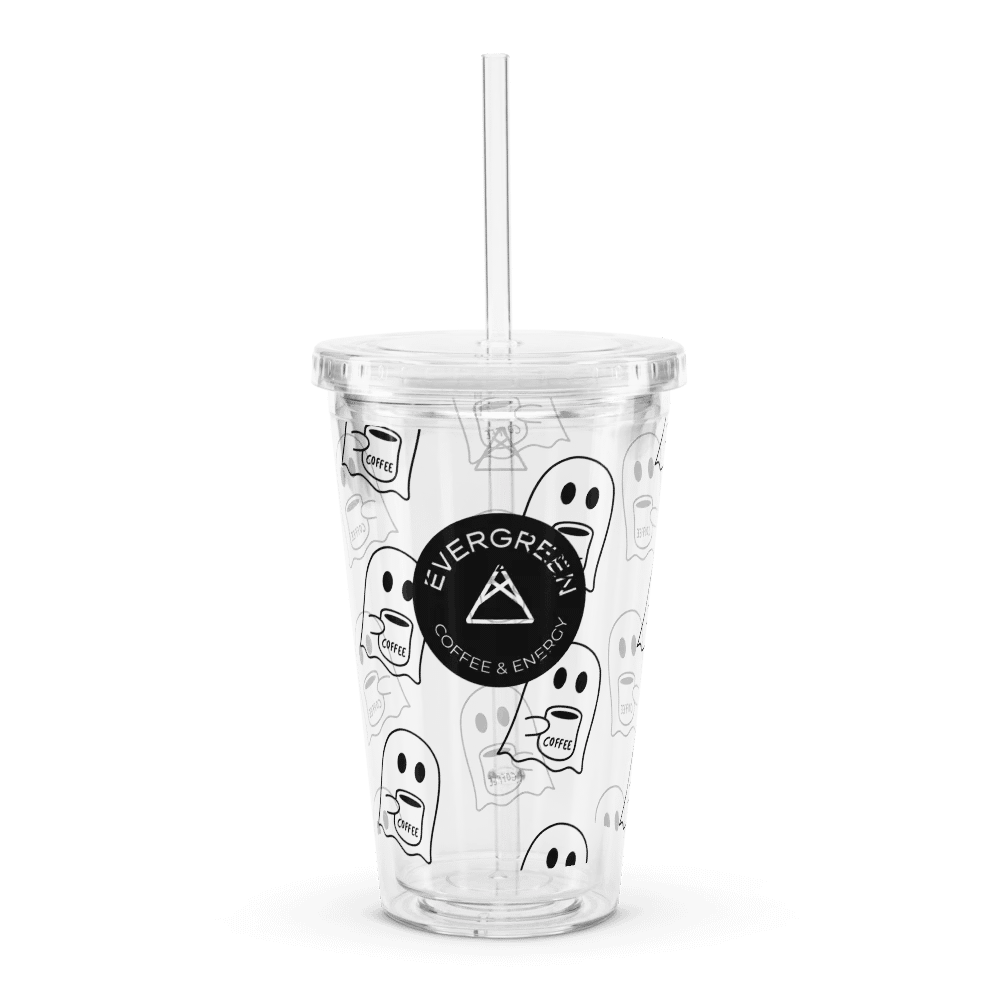 Spooky Spice | Clear Evergreen Tumbler (Black) product image (4)