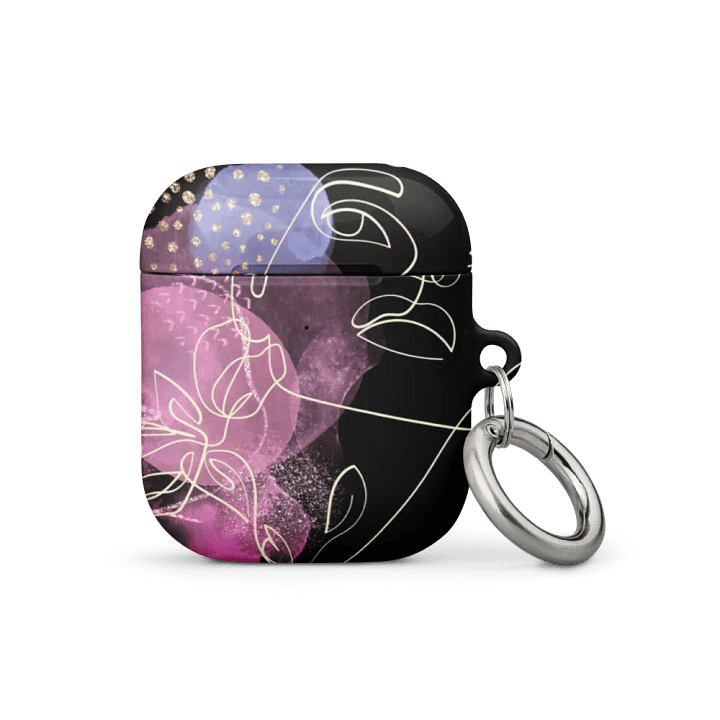 Whimsical Faces & Flora AirPods® Case gift for moms friends sons daughters product image (1)