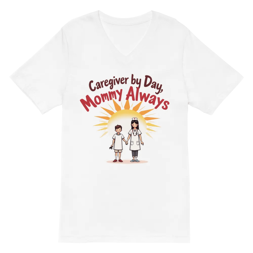 Sunrise Nurse Mom V-Neck Tee product image (2)