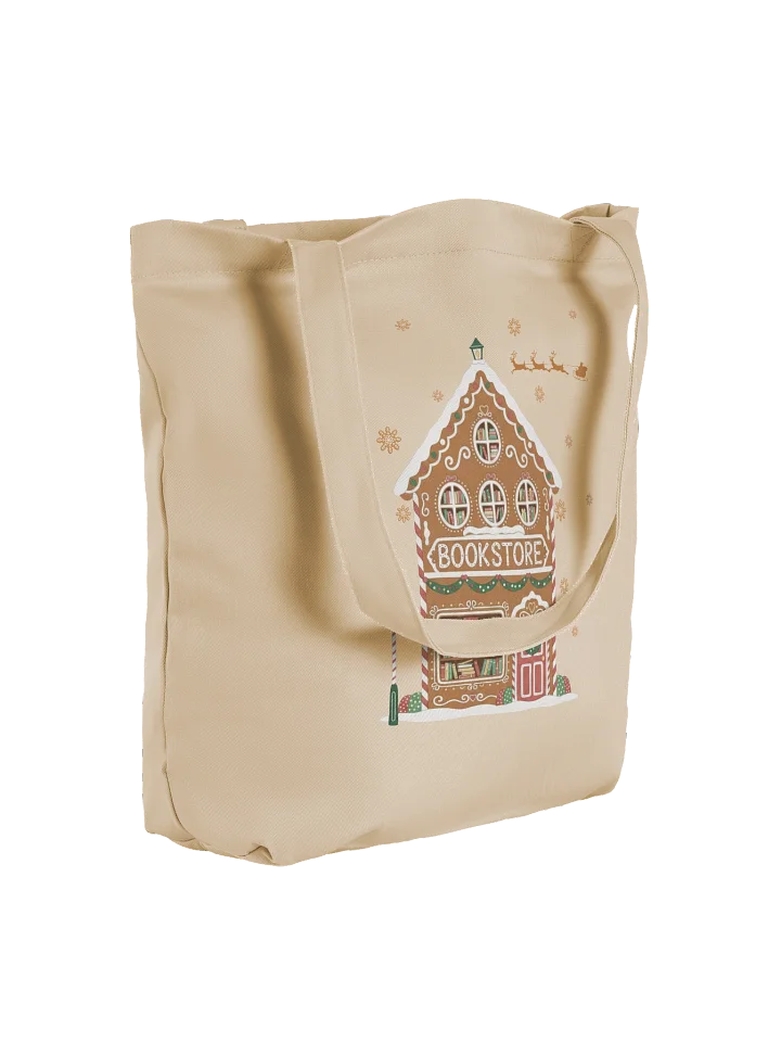 Cozy Gingerbreak Bookstore Tote Bag product image (1)