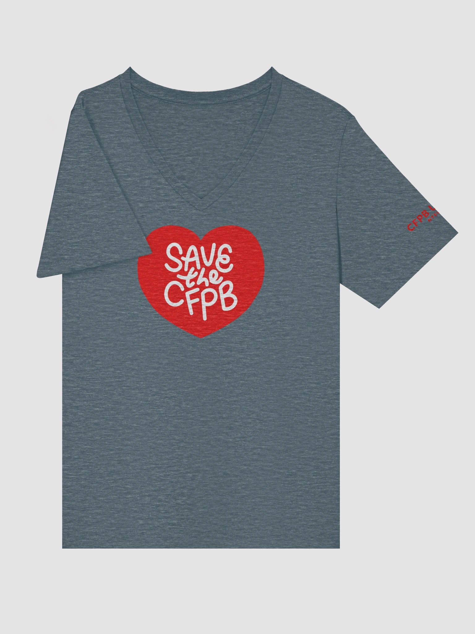 Save the CFPB Women's Cut V-Neck T-shirt product image (39)