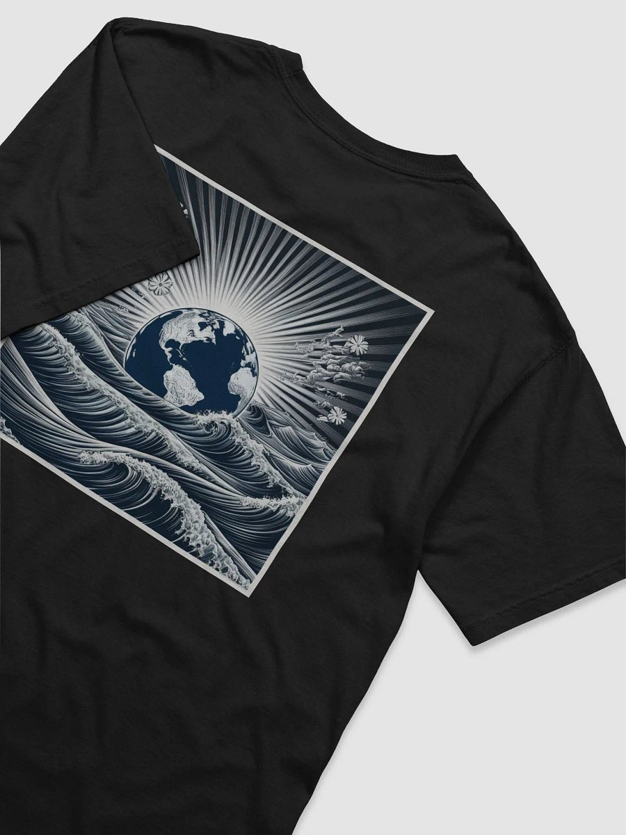 Cosmic Earth Bloom T-Shirt product image (4)