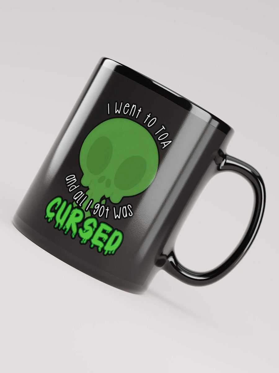 All I Got Was Cursed - Hunter - Black Glossy Mug product image (4)