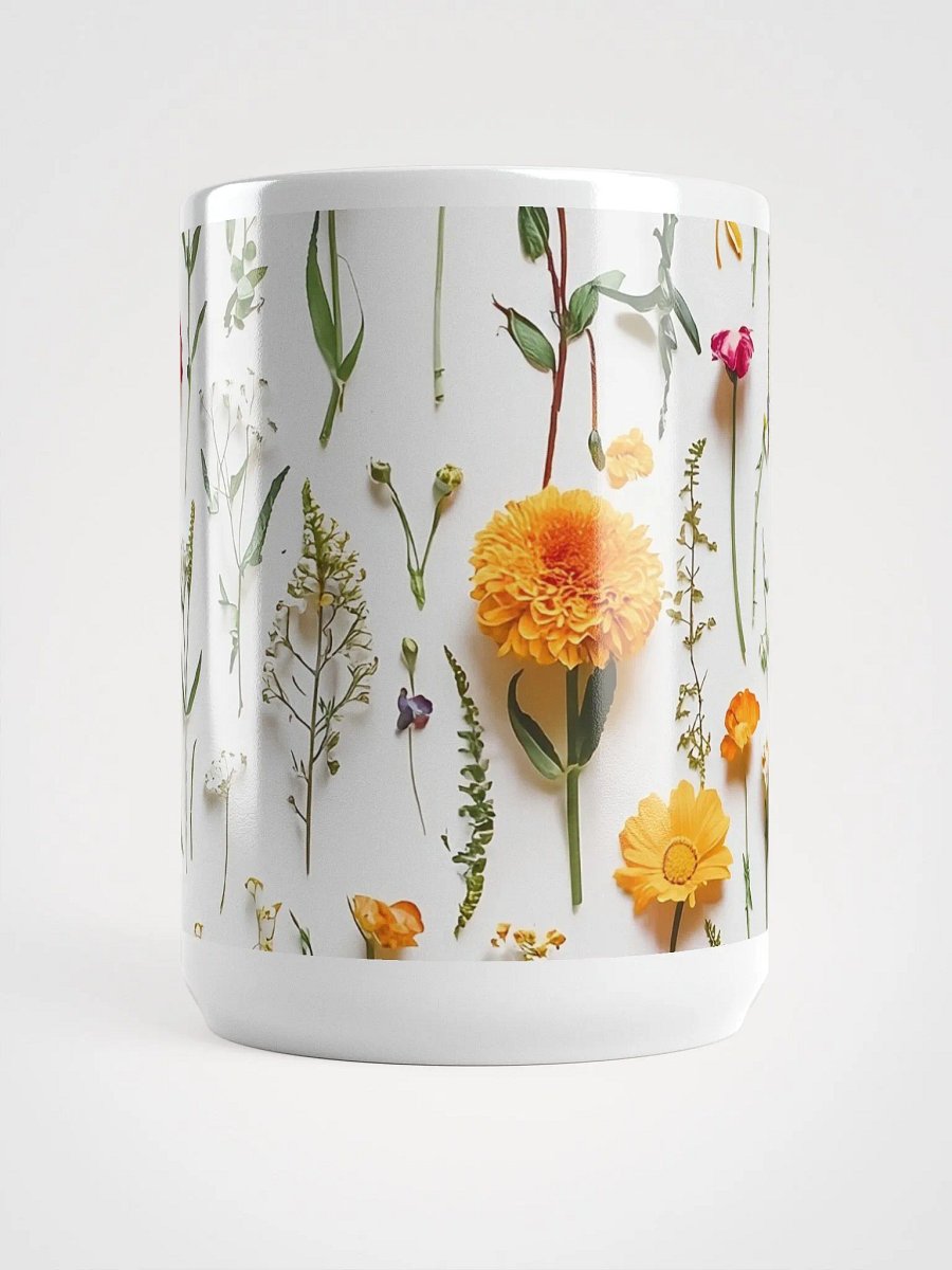 Boho Wildflowers Coffee/Tea Mug, Botanical Tea Cup 15 Oz. product image (5)