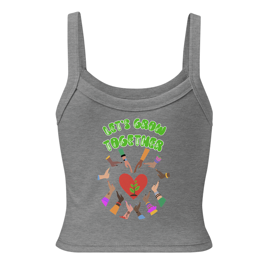 Shmall Streamer Grow Together Women's Micro-Rib Tank Top product image (4)