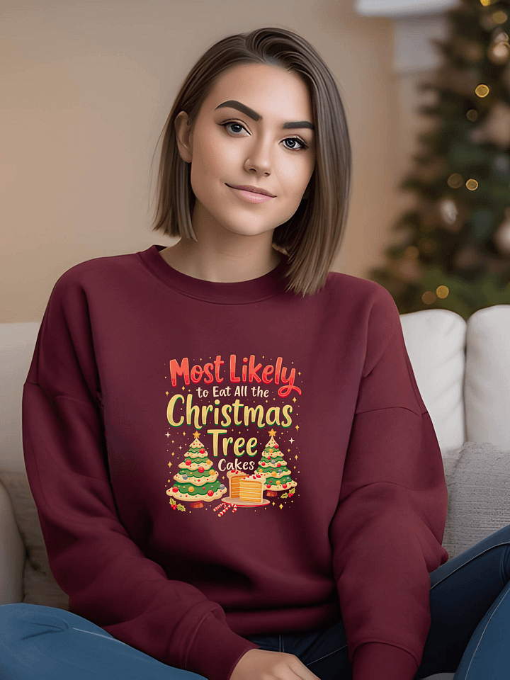 Christmas Tree Cake Sweatshirt product image (1)
