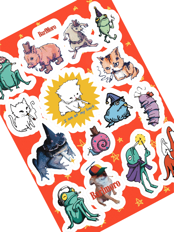 CIGGIE ANIMAL STICKERS product image (2)