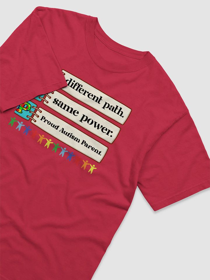 Different path'. Same Power. Proud Autism Parent Comfort Colors T-shirt product image (12)
