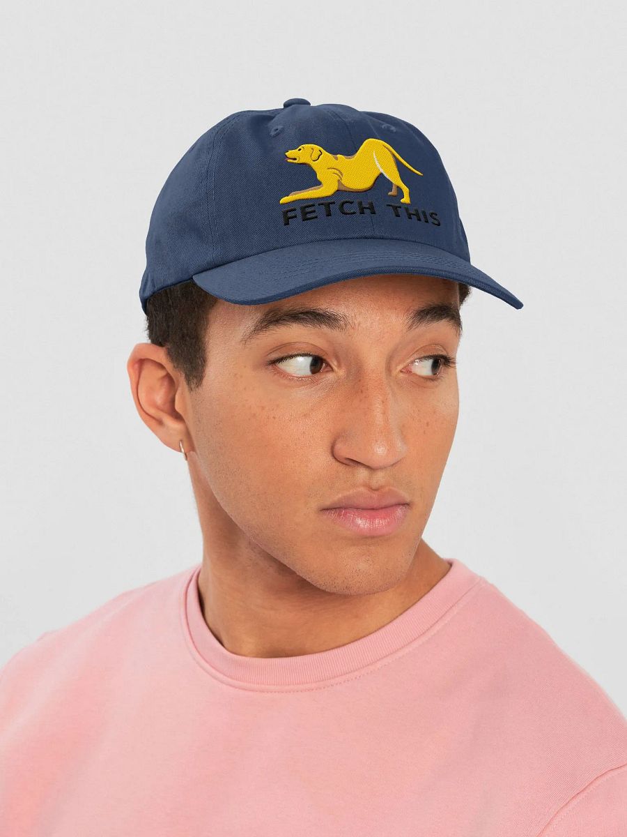 Fetch This Classic Dad Hat(Embroidered) of a Labrador Retriever(Yellow) product image (27)