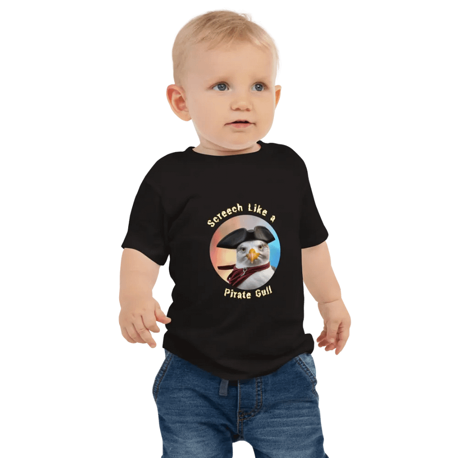 Screech Like a Pirate Gull Baby T-shirt product image (1)