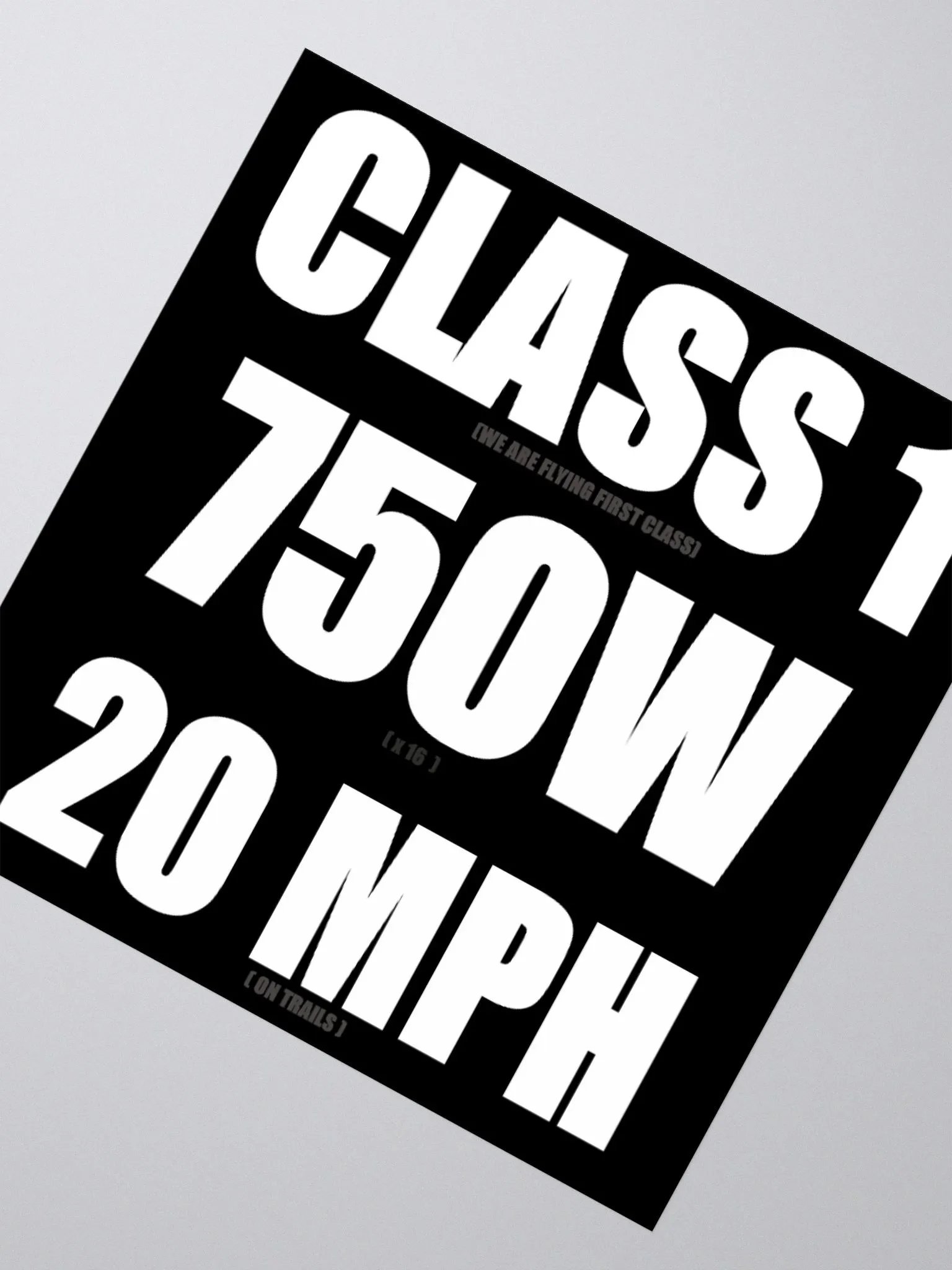 Class 1 stickers (with hidden message) product image (5)