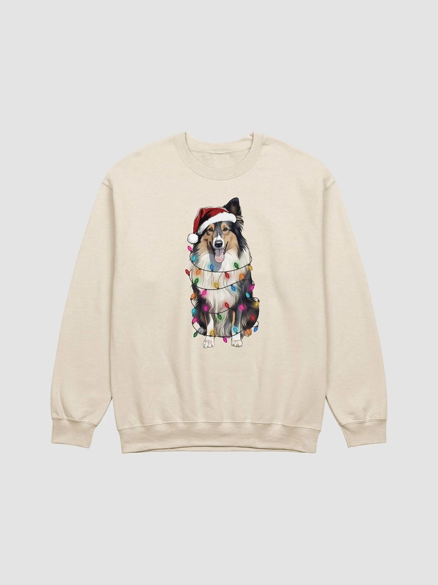 Funny Shetland Sheepdog(Tricolor) Christmas Sweatshirt for Sheltie Paw-rents product image (18)