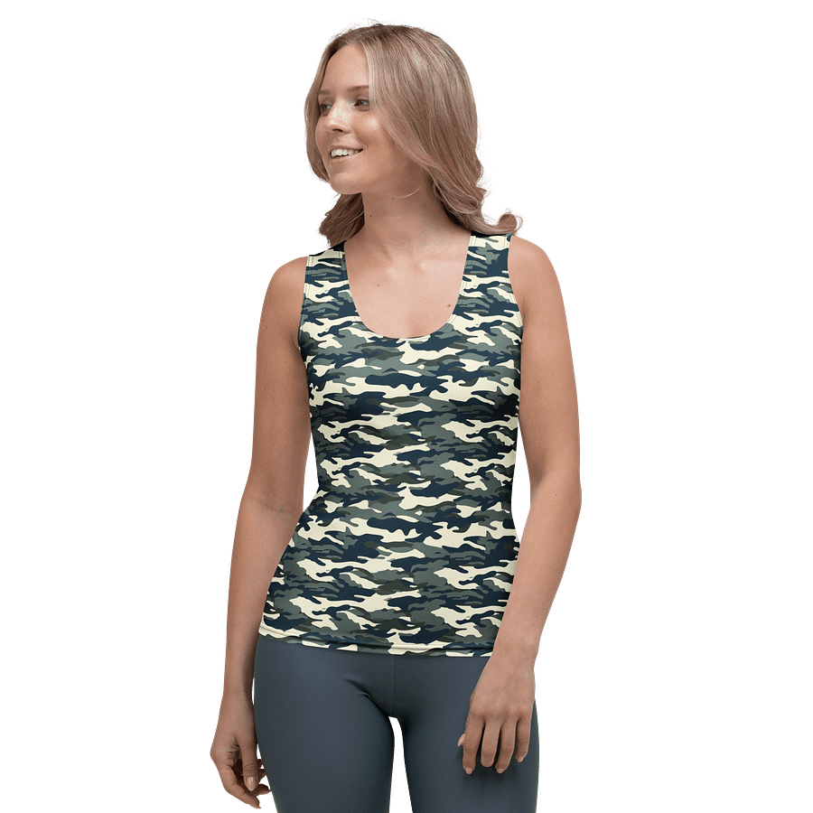 Frosted Camo Print Women’s Tank Top product image (3)