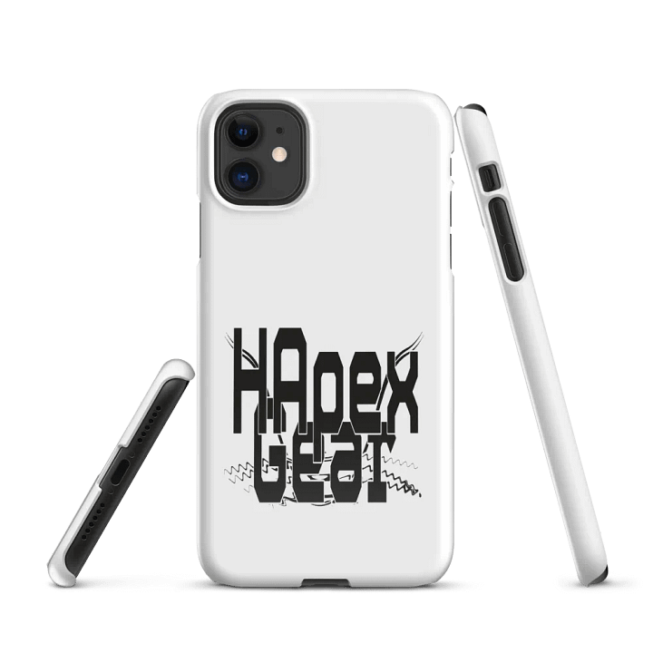 Black HApex Gear Black Logo - White- Snap Case for iPhone® product image (1)