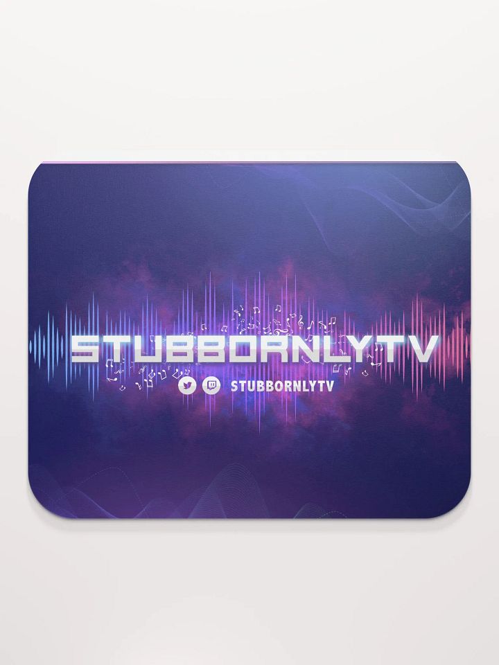 Vibrant StubbornlyTv Wave Mouse Pad product image (2)